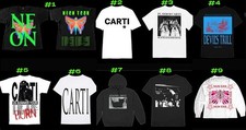 HOT Playboi Carti Neon Tour 2026 merch reprint picture