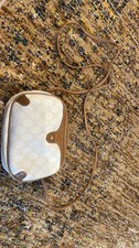 *Rare* Vintage GUCCI Shoulder Crossbody Bag GG Supreme White Purse picture