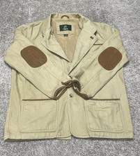 Vintage ORVIS Zambezi Field Jacket Mens Large Tall Canvas Leather Patch Utility picture