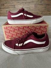 Vans Old Skool (Canvas)  Cordovan/True White - Men’s 7.5/Women’s 9.0 picture