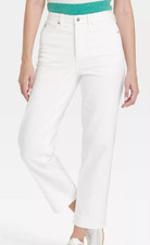 NEW Universal Thread Women's Highest-Rise Straight Cuffed Jeans 6 Regular picture