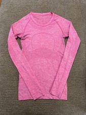 Lululemon Swiftly Tech Long Sleeve Shirt Size 4 Pink picture