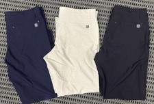Lot of 3 Footjoy FJ Golf Pants Mens Size 36x30 Navy, Black, & Khaki Performance picture