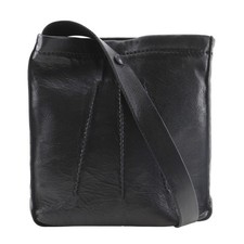 HERMES Toudu Shoulder Bag black Calfskin unisex picture
