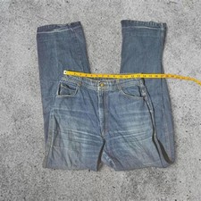 Vintage Trestline Baggy Jeans Blue 90s Y2K Wide Leg Denim Mens 35x31 picture
