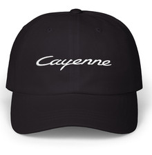 Porsche Cayenne Embroidered Script on Unstructured Dad Cap / Hat picture