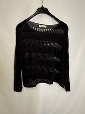 Cest Nous black open knit sweater NWOT free size (prob L/XL) picture