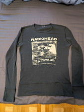Vintage 2000 Radiohead W.A.S.T.E. Long Sleeve Shirt Kid A Era picture
