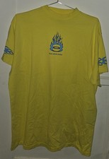 Balenciaga Oversized Burning Unity T-Shirt Yellow Size 1 picture