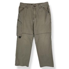 Y2K Vintage Plugg Baggy Cargo Jeans Size 32x30 Skater Grunge Wide Leg Gorpcore picture