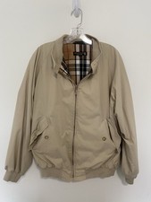 Mackintosh Made in Scotland Golf Jacket Mens Size Large Bomber Lined Coat EUC picture