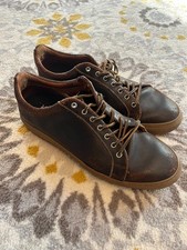 Thursday Boot Co Men Size 11 Premier Low Top Cacao Leather Sneakers Gum Sole picture