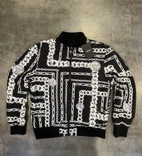 $2050 Men's Versace medusa chains reversible bomber jacket size 52 Fits L picture