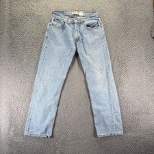 Vintage Levi's 505 Jeans Mens 30x30 Blue Cotton Denim Straight Faded Workwear picture