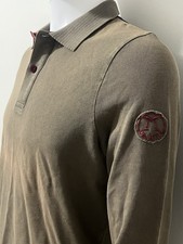 DimAttia Vintage Flavor Mens Shirt, Long Sleeve Polo Made In Italy picture