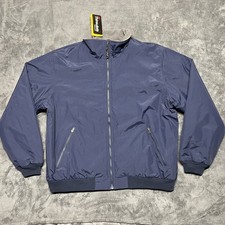 VINTAGE L.L. Bean Men's XL Classic Warm Up Jacket-Navy Thinsulate Lining New  picture