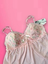 vintage y2k rampage babydoll lingerie coquette fairycore top NWT picture
