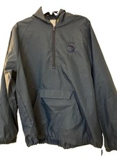 Vtg 80s King Louie Anorak Windbreaker Jacket Mens L Blue Union Made USA 1361-400 picture