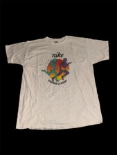 Super Rare Vintage 90s Nike Indoor Classic T Shirt Nationals Size XL Running picture