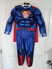 Rubies DC SUPERMAN Kids SMALL Padded Jumpsuit w/Cape Costume picture