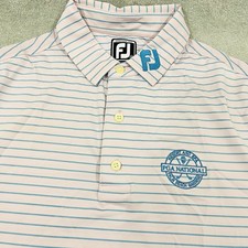 Footjoy FJ Pro Tour Polo Golf Shirt Mens Medium Athletic Fit PGA National picture