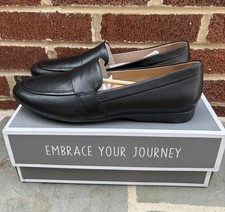 Dansko Linden Nappa Women’s Leather Loafer Sz 41  (10.5-11) Black New In Box picture