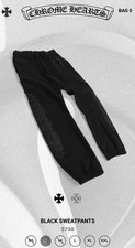 Chrome Hearts Black Sweatpants - Size (S) picture