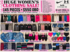 💕 HUGE WOMEN'S CLOTHING SALE — 145 PIECES 💕 $550 OBO — Less than $4 per piece picture