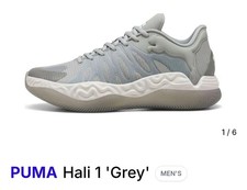 PUMA Hali 1 Basketball Shoes Unisex Gray 313452-01 Men's Size 10.5 NEW WITH BOX  picture