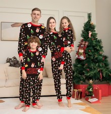 Family Matching Christmas Pajamas - Xmas Holiday Sleepwear picture