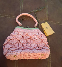 Patricia Nash Top Handle Handbag Kiss Lock Lined Detachable Strap picture
