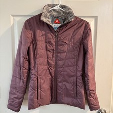 Columbia Women’s Purple Omni-Heat Full-zip Puffer Jacket XS Outdoors Warm GUC picture