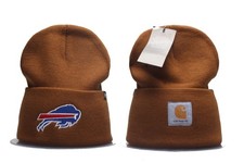 Buffalo Bills NFL Men's Outdoor Hiking Casual Knit Hat Winter Warm Beanie Brown picture