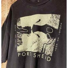 Vintage Portishead Shirt Black Graphic Short Sleeve Unisex Tshirt Reprint picture