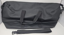 RAINS Hilo Weekend Bag W3 Waterproof Travel Duffle w/ Strap - Black *FREE SHIP* picture