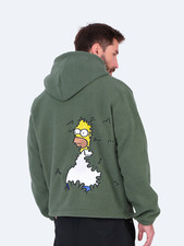 Homer Simpson Hoodie – Bush Meme Embroidered Unisex Funny Streetwear Sweatshirt picture