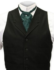 Historical Emporium Satin Puff Tie - Black Farnsworth picture