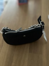 lululemon City Essential Nano Shoulder Bag Blk Slvr Black:Silver picture