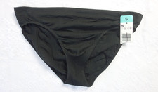 Vintage K-Mart Bikini Hip Hugger Panties Black Size Small  picture