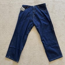 Vintage Rocawear Jeans Mens 46x34 Blue Dark Wash Relaxed Wide Leg Hip Hop Denim picture
