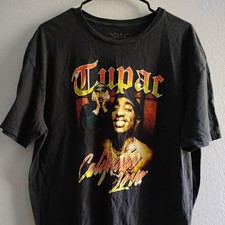 Tupac california love cotton tee picture