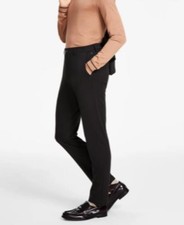 Calvin Klein Mens Olive Slim Solid Knit Suit Pants 42 X 30 NEW $135 JUDYPJ3Z0015 picture