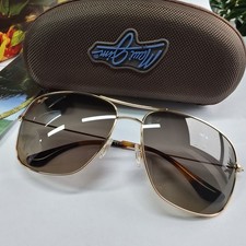 NEW Maui Jim RX-ABLE HS774-16 COOK PINES Polarized sunglasses Gold /Bronze picture