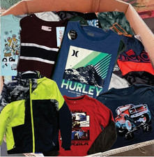 NWOT KIDS CLOTHES FALL/WINTER BOYS LOT OF 20PCS MIX N MATCH SIZE 12-14 picture