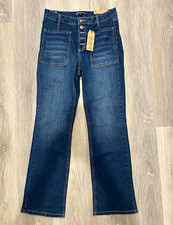 NWT Our Republic for All Women’s High Rise Bootcut Blue Denim Jeans Size 10 picture