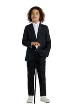 Suitmeister Boys Gangster Halloween Suit, Black, Size L 3pc picture