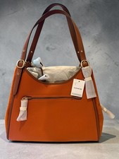 NEW Coach Lori Soft Leather/Suede Shoulder Bag, Canyon Color, Dust bag picture
