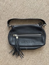 CHANEL LAX Shoulder Bag Black Leather picture
