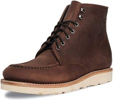 Thursday Boot Company Diplomat Moc Toe Boots Arizona Adobe Leather Men's 9.5 picture