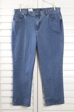 LAUREN RALPH LAUREN Jeans Co. LRL NWT $65 Stanton Straight Leg Jeans Size 18W picture